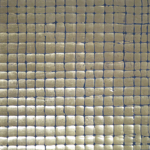 Gold square gesso