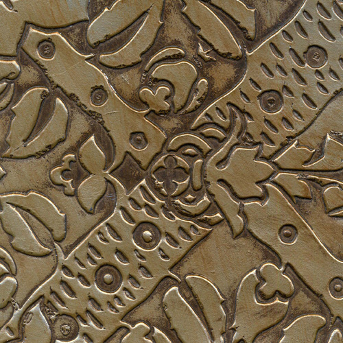 Embossed Gold Trellis