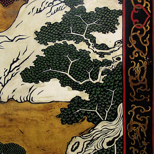 Coromandel Lacquer Screen
