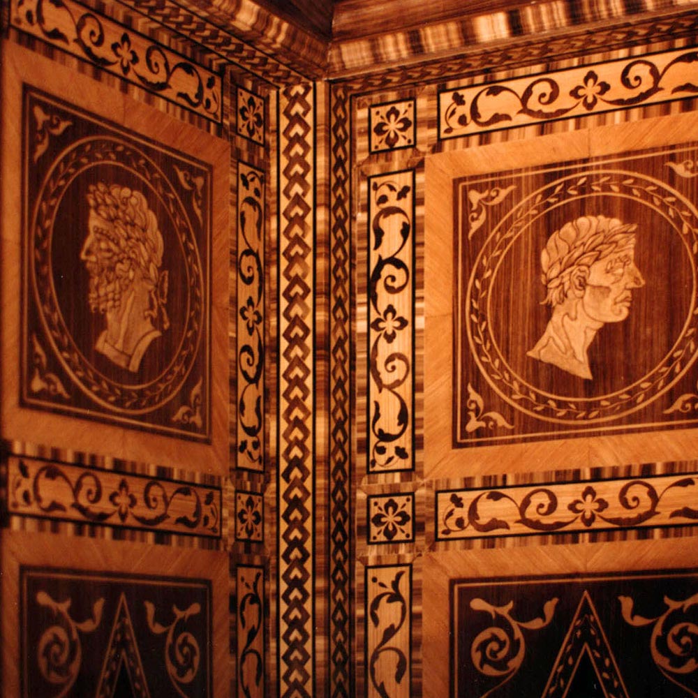 Woodgrained Wallpaper