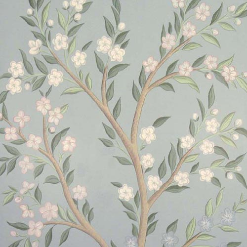 Hand Painted Wallpaper